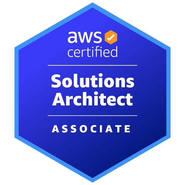 AWS Certified Solutions Architect Associate Badge